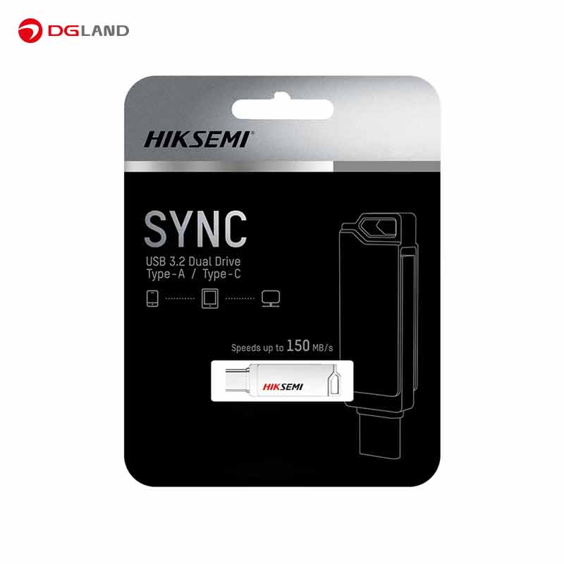 فلش مموری USB 3.2 هایک سمی مدل E327C SYNC USB3 ظرفیت 128 گیگابایت