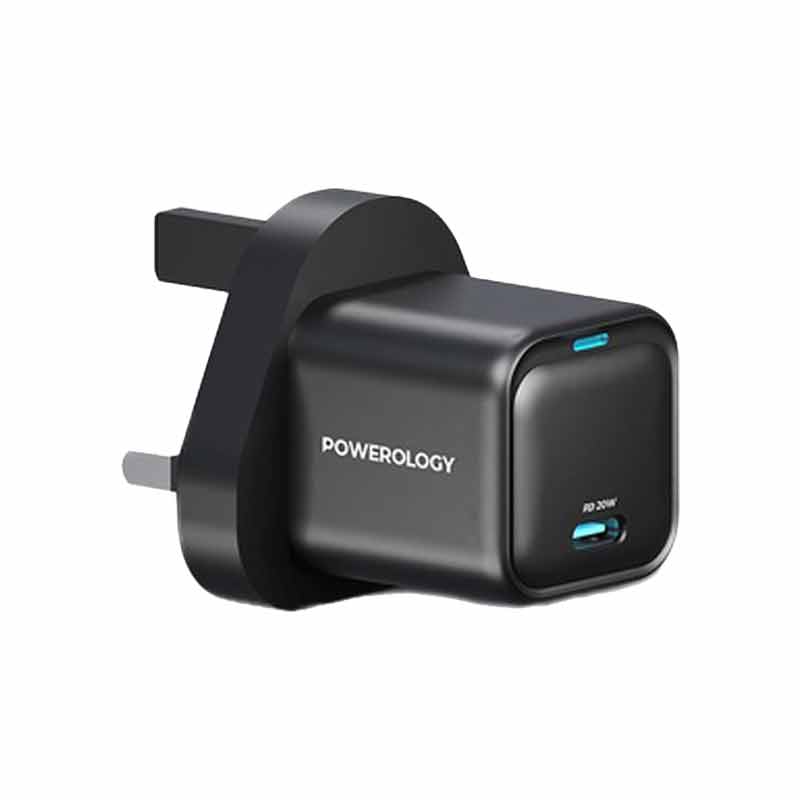شارژ 20 وات پاورولوژی مدل Powerology Ultra-Compact GaN Charger PWCUQC016