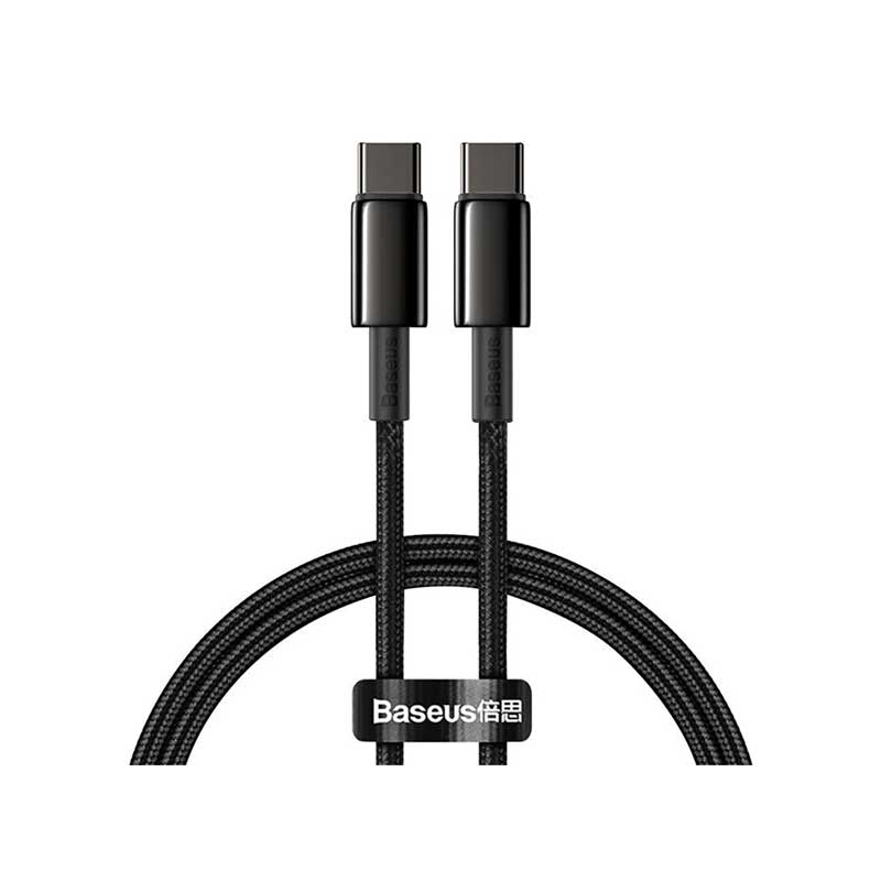 کابل USB-C به USB-C بیسوس مدل CATWJ-01 طول 1 متر