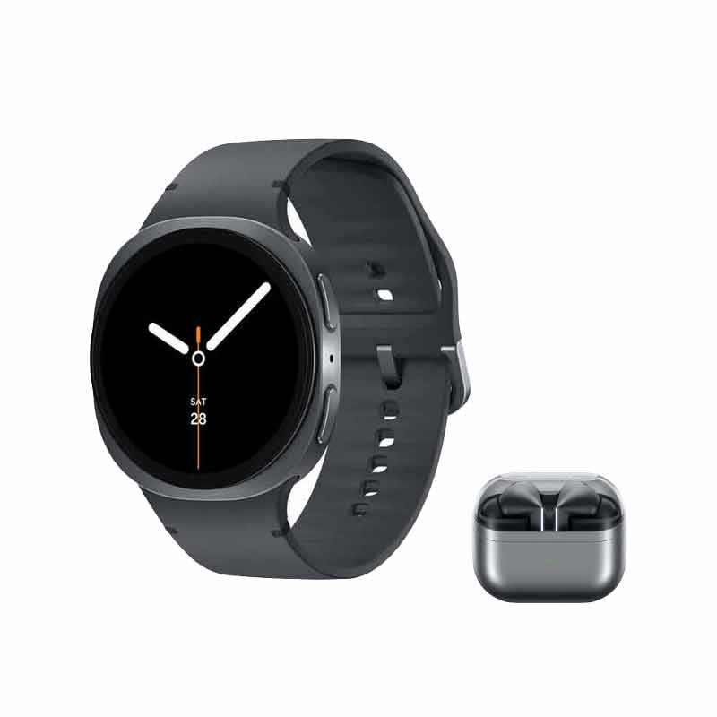 ساعت هوشمند سامسونگ مدل Galaxy Watch 8 40mm + هدفون بلوتوثی سامسونگ مدل Galaxy Buds 3 Pro کد (VAL138)