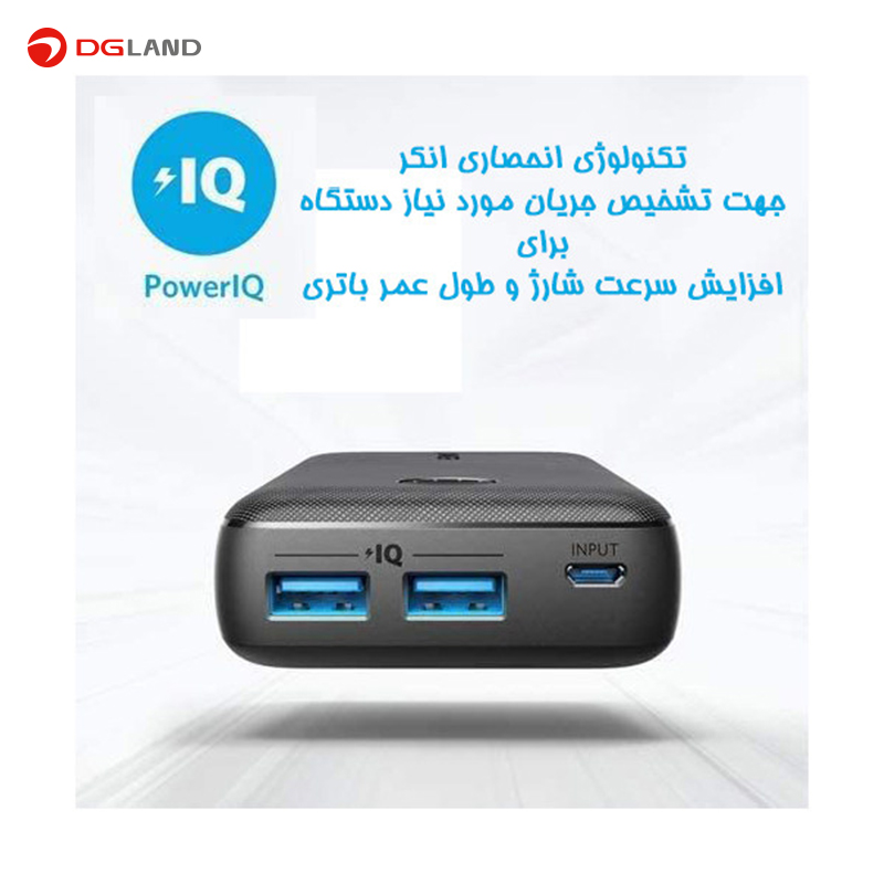 شارژر همراه انکر مدل PowerCore Select A1223 ظرفیت 10000 میلی آمپر ساعت