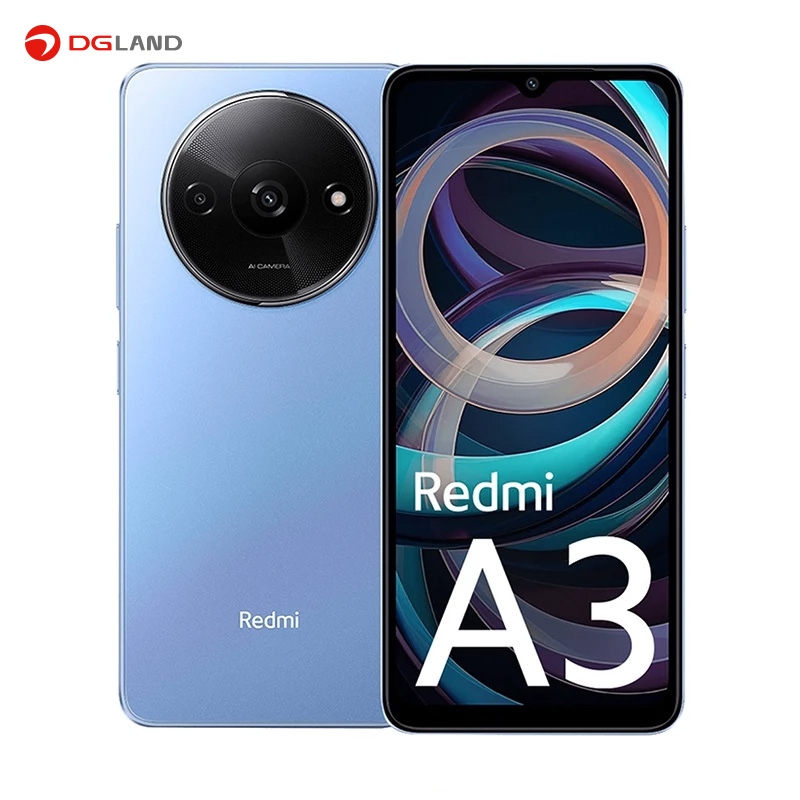 گوشی موبایل شیائومی مدل Xiaomi Redmi A3 دو سیمکارت با ظرفیت 128 گیگابایت و رم 4 گیگابایت - پک اندونزی