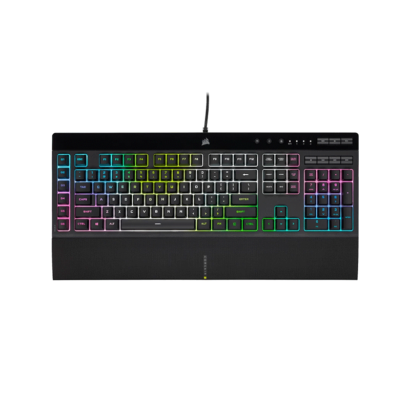 کیبورد مخصوص بازی کورسیر مدل K55 RGB PRO