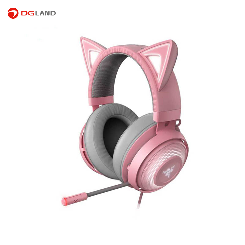 هدست ریزر مدل Kraken Kitty Quartz هدست ریزر مدل Kraken Kitty Quartz