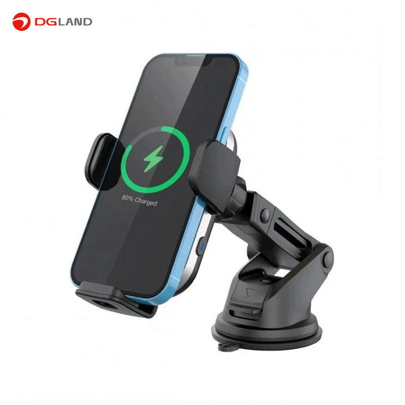 پایه نگهدارنده گوشی موبایل پاورولوژی مدل Dual Coil Car Mount Wireless Charger پایه نگهدارنده گوشی موبایل پاورولوژی مدل Dual Coil Car Mount Wireless Charger