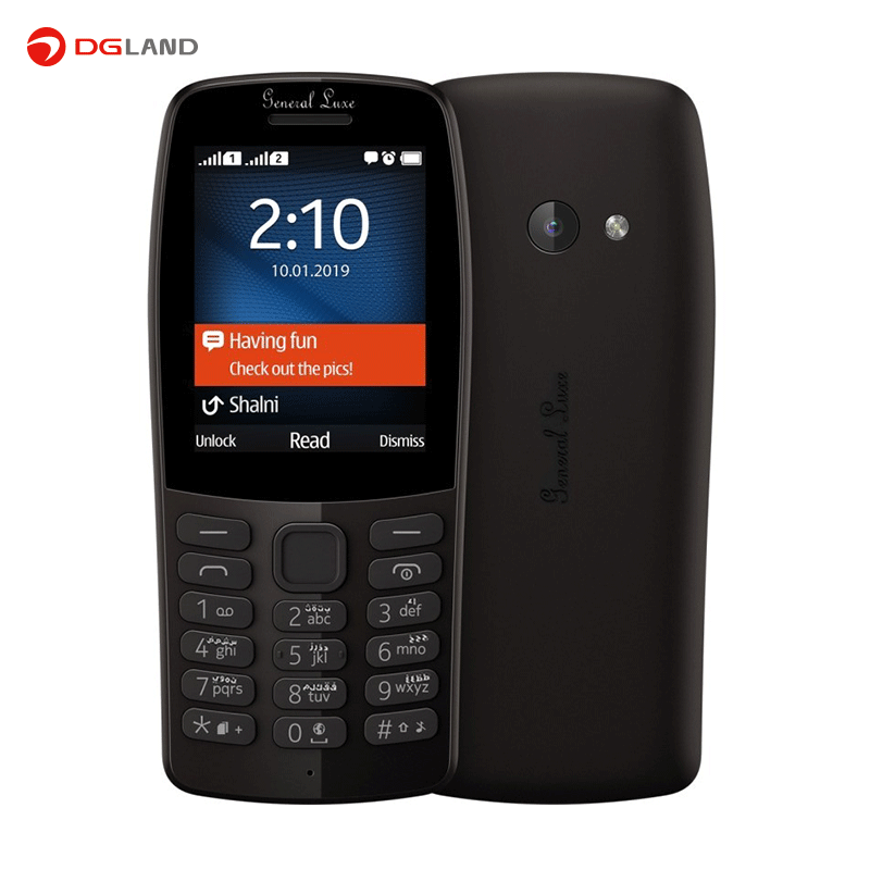 گوشی موبایل جی ال ایکس مدل جنرال لوکس 210 دو سیمکارت ظرفیت 16 مگابایت و رم 4 مگابایت گوشی موبایل جی ال ایکس مدل جنرال لوکس 210 دو سیمکارت ظرفیت 16 مگابایت و رم 4 مگابایت