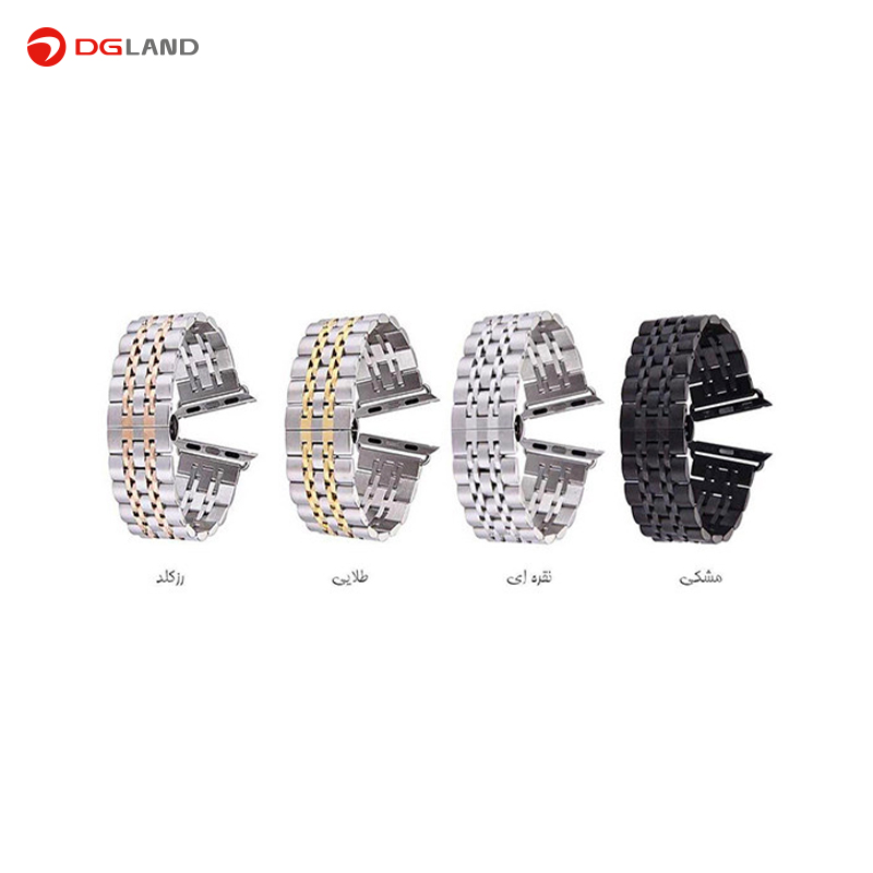 بند آنالوگ مدل Seven Bead مناسب برای اپل واچ 44 میلی متری