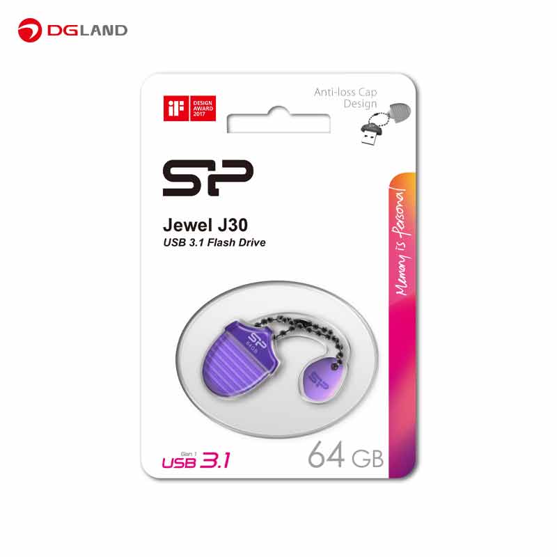 فلش مموری سیلیکون پاور  مدل Jewel J30 ظرفیت 64 گیگابایت
