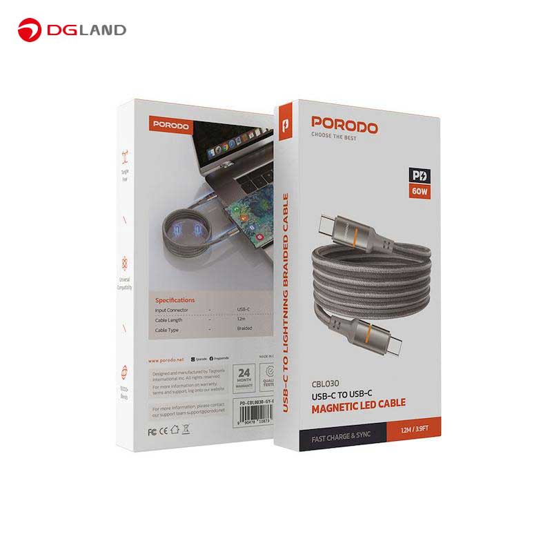 کابل USB-C پرودو مدل PD-CBL0030 طول 1.2 متر 