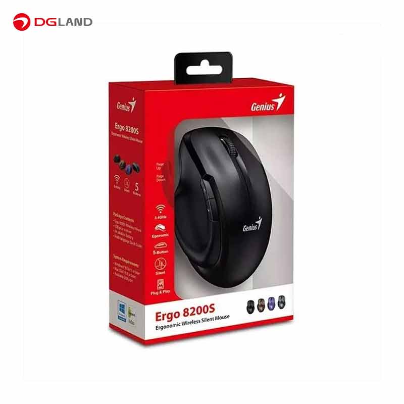 ماوس بی سیم جنیوس مدل Ergo 8200S