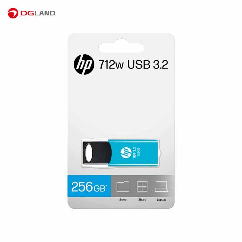 فلش مموری اچ‌ پی مدل 712W ظرفیت 256 گیگابایت با رابط USB 3.2