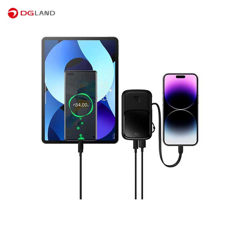 پاوربانک 20 وات بیسوس مدل Qpow Pro PPQD060001 ظرفیت 10000 میلی آمپر ساعت
