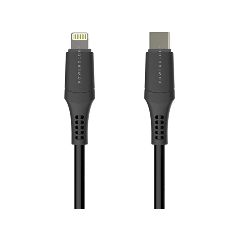 کابل شارژ  USB-C به لایتنینگ پاورولوژی مدل P12CLV2BK