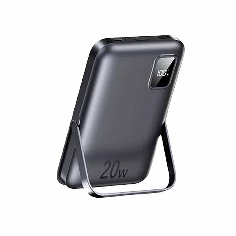 پاور بانک ریمکس مدل مگنتیک وایرلس RPP-695 ظرفیت 10000 میلی آمپر ساعت