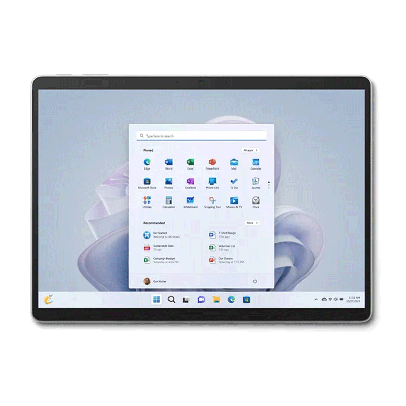 تبلت مایکروسافت مدل Surface Pro 9-B i5 1235U ظرفیت 256 گیگابایت رم 8 گیگابایت 13 اینچ