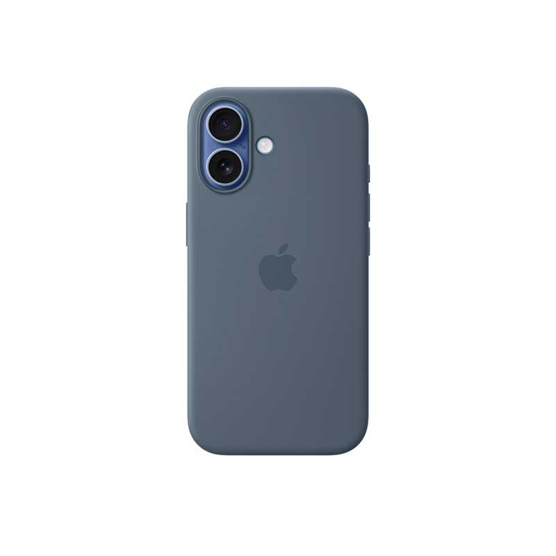 کاور اورجینال اپل مدل Mgew4 سیلیکونی همراه با مگ سیف مناسب برای گوشی موبایل اپل iPhone 17 