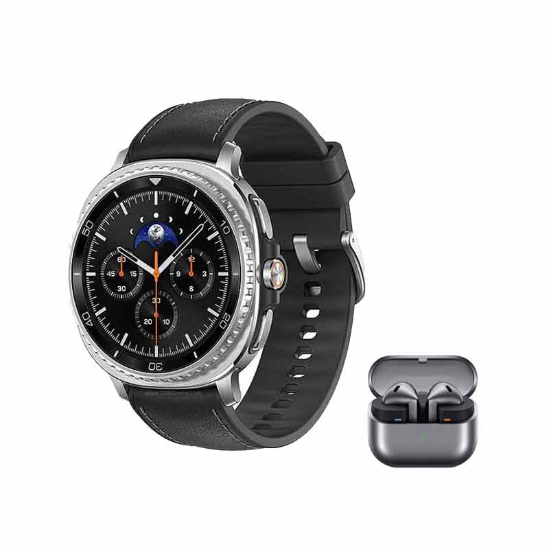 ساعت هوشمند سامسونگ مدل Galaxy Watch 8 Classic 46mm + هدفون بلوتوثی سامسونگ مدل Galaxy Buds 3 کد (VAL137)
