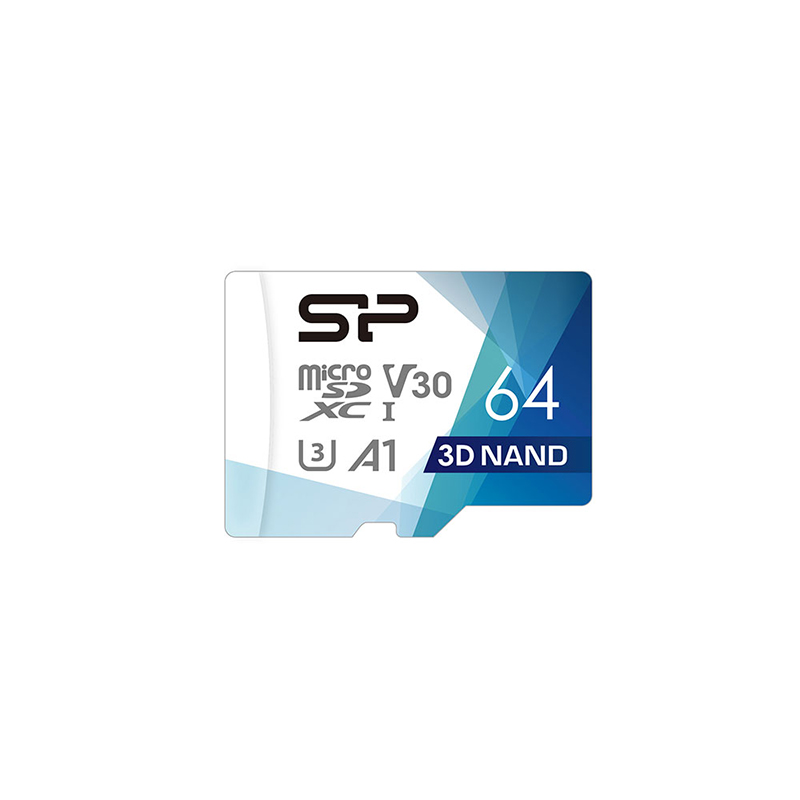 کارت حافظه  microSDXC سیلیکون پاور مدل  Superior Pro V30 کلاس 3 استاندارد UHS-I U3  سرعت 100MBps ظرفیت 64 گیگابایت 