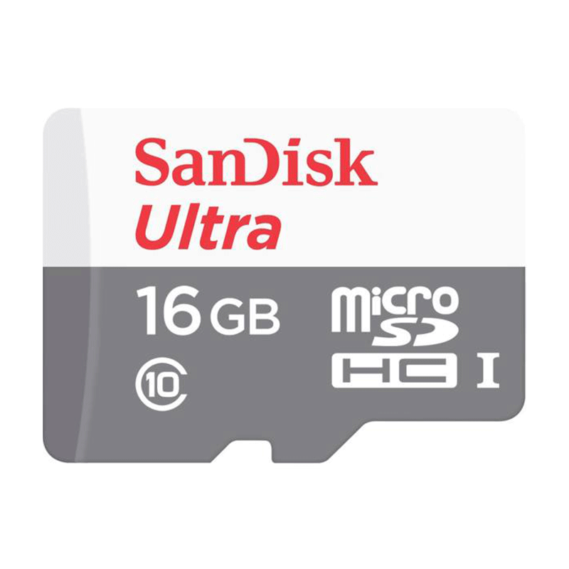کارت حافظه microSDHC سن دیسک مدل Ultra کلاس 10 استاندارد UHS-I U1 سرعت 80MBps 533X ظرفیت 16 گیگابایت