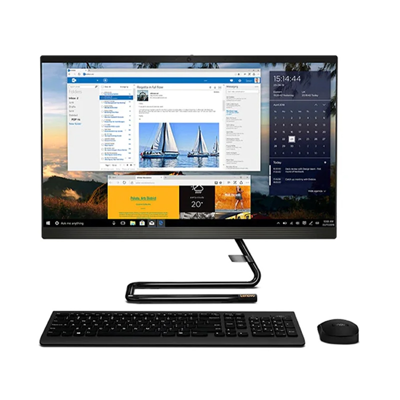 آل این وان لنوو مدل IdeaCentre A340-24-ILW i5 10210U ظرفیت 256 گیگابایت و رم 8 گیگابایت 24 اینچ