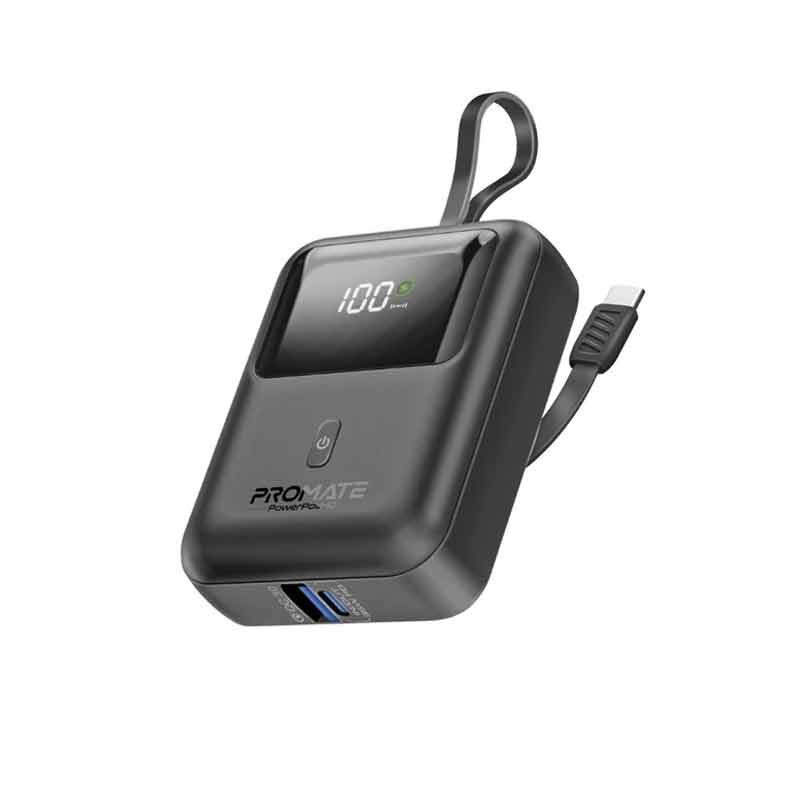 پاوربانک پرومیت مدل POWERPOD-10 ظرفیت 10000 میلی‌آمپرساعت