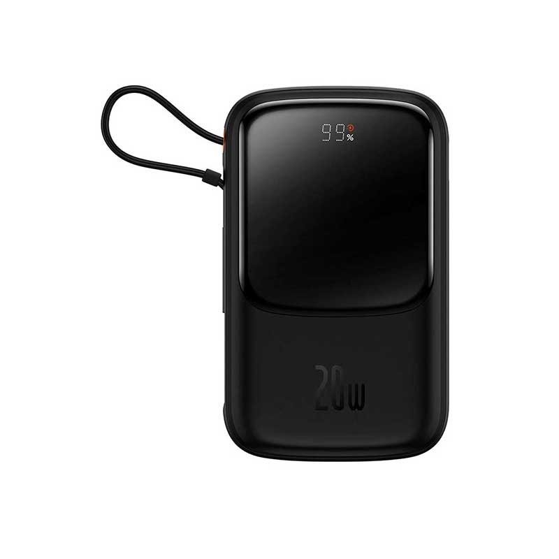 پاوربانک 20 وات بیسوس مدل Qpow Pro PPQD060001 ظرفیت 10000 میلی آمپر ساعت