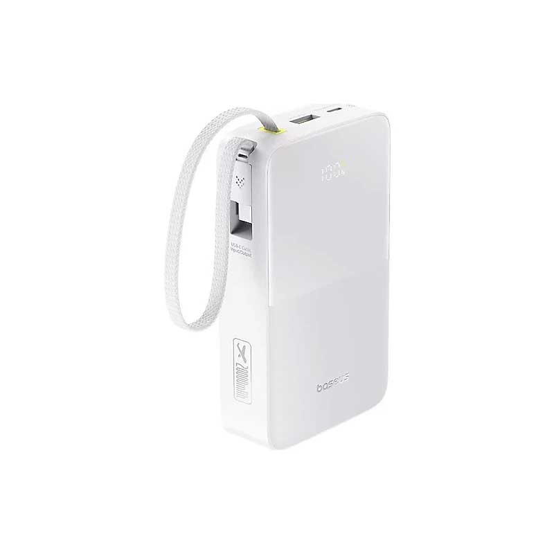 پاوربانک بی‌سیم 22.5 وات بیسوس مدل EnerFill FC51 Bipow2 Pro E0027700 ظرفیت 20000 میلی‌آمپرساعت
