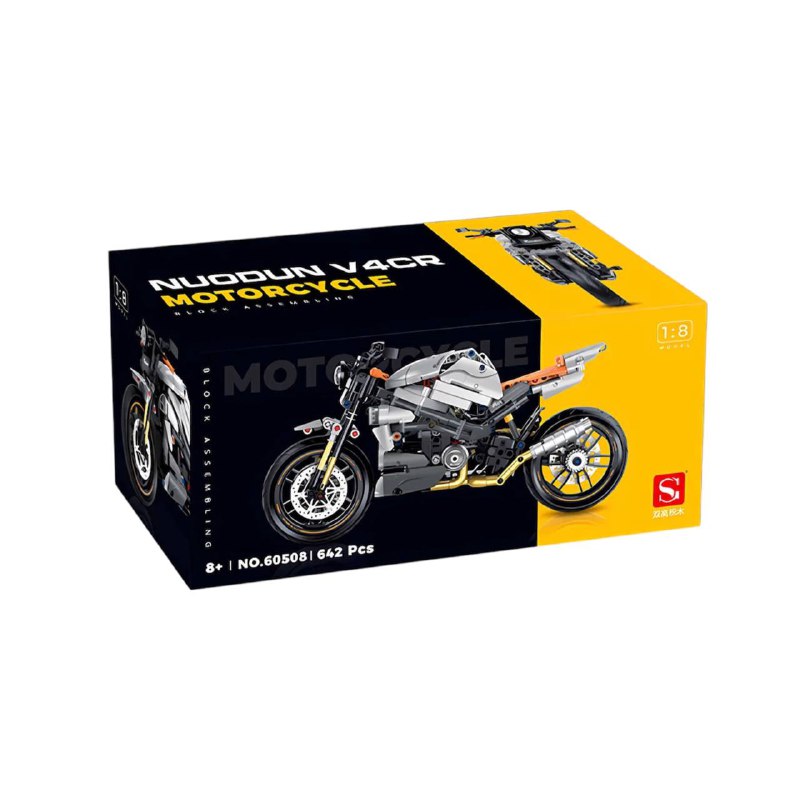 لگو تکنیک موتور مدل Nuodun V4CR Motorcycle 
