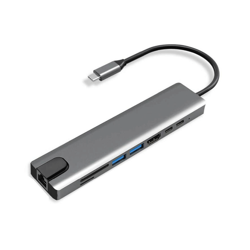 هاب 8 پورت USB-C گرین لاین مدل 8 GNIN