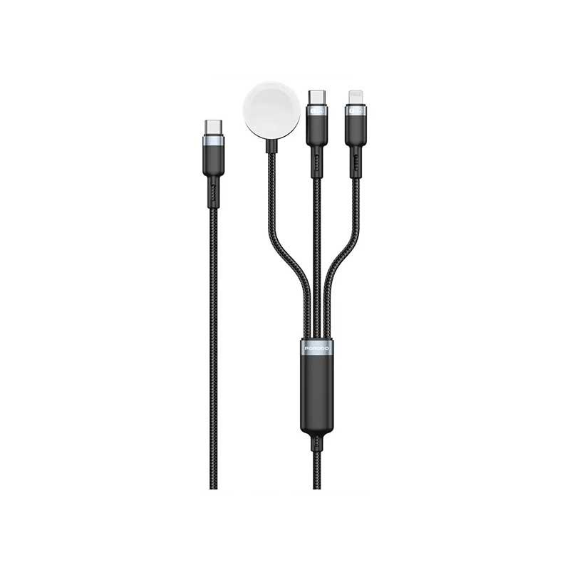 کابل شارژ 3 در 1 پرودو مدل Trio Link PDCCLWC60W