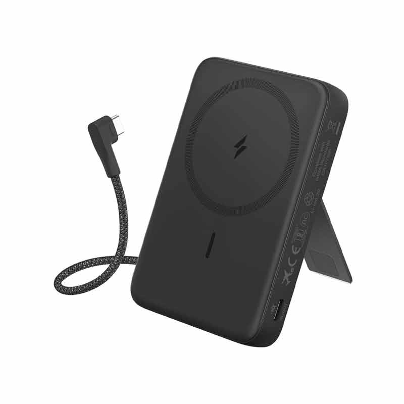 پاوربانک انکر مدل Zolo Magnetic A1685 ظرفیت 10000 میلی آمپر توان 30 وات