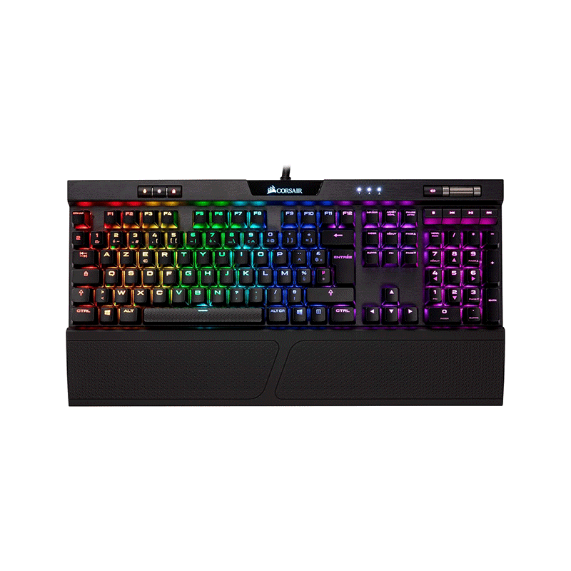 کیبورد مخصوص بازی کورسیر مدل K70 RGB MK.2 RAPIDFIRE