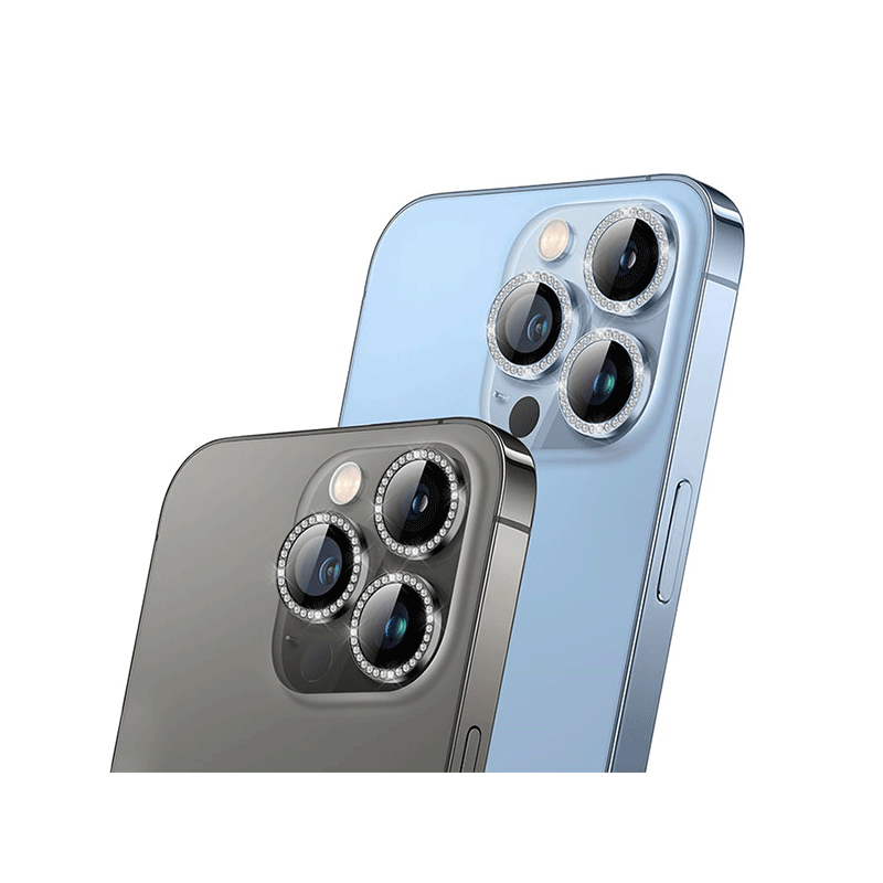 محافظ لنز دوربین گرین مدل Diamond Camera Lens مناسب برای گوشی موبایل iphone 13 Pro/13 Pro Max