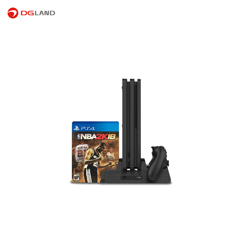 استند شارژ و فن پلی استیشن چند کاره Dobe Charging & Cooling Stand TP4-882 استند شارژ و فن پلی استیشن چند کاره Dobe Charging & Cooling Stand TP4-882