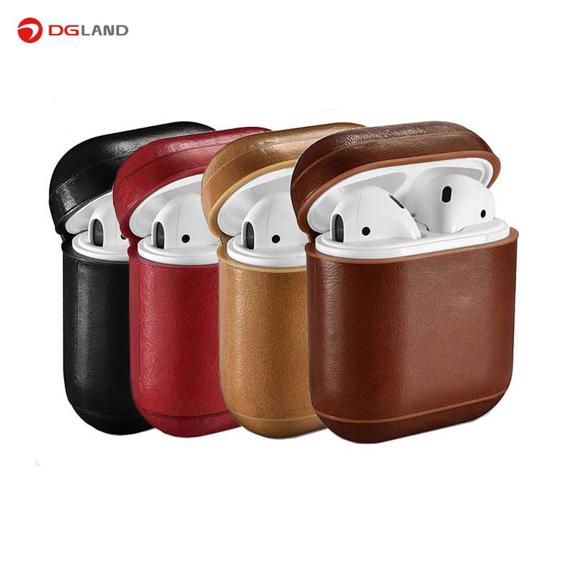 کاور محافظ چرمی ICARER مناسب برای کیس اپل Air Pods کاور محافظ چرمی ICARER مناسب برای کیس اپل Air Pods