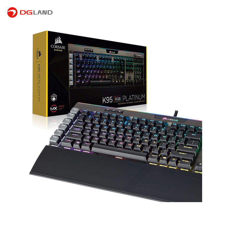 کیبورد مخصوص بازی کورسیر مدل K95 RGB Platinum کیبورد مخصوص بازی کورسیر مدل K95 RGB Platinum