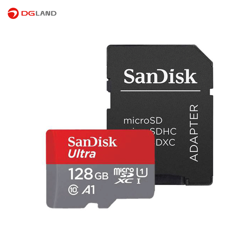 کارت حافظه microSDXC سن دیسک مدل Ultra کلاس 10 استاندارد UHS-I U1 سرعت 100MBps ظرفیت 128 گیگابایت کارت حافظه microSDXC سن دیسک مدل Ultra کلاس 10 استاندارد UHS-I U1 سرعت 100MBps ظرفیت 128 گیگابایت