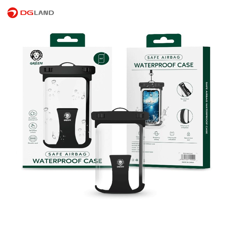 کاور ضدآب گرین مدل WATERPROOF مناسب برای گوشی موبایل 8 اینچی کاور ضدآب گرین مدل WATERPROOF مناسب برای گوشی موبایل 8 اینچی