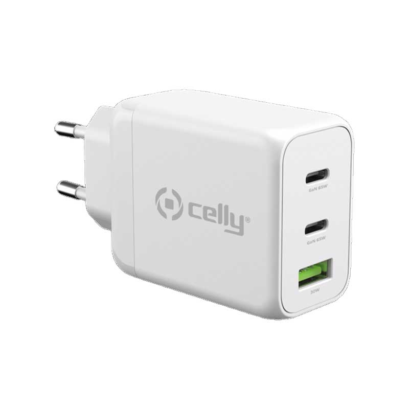 شارژر دیواری 2 پین 65W سلی مدل TC3GAN65W