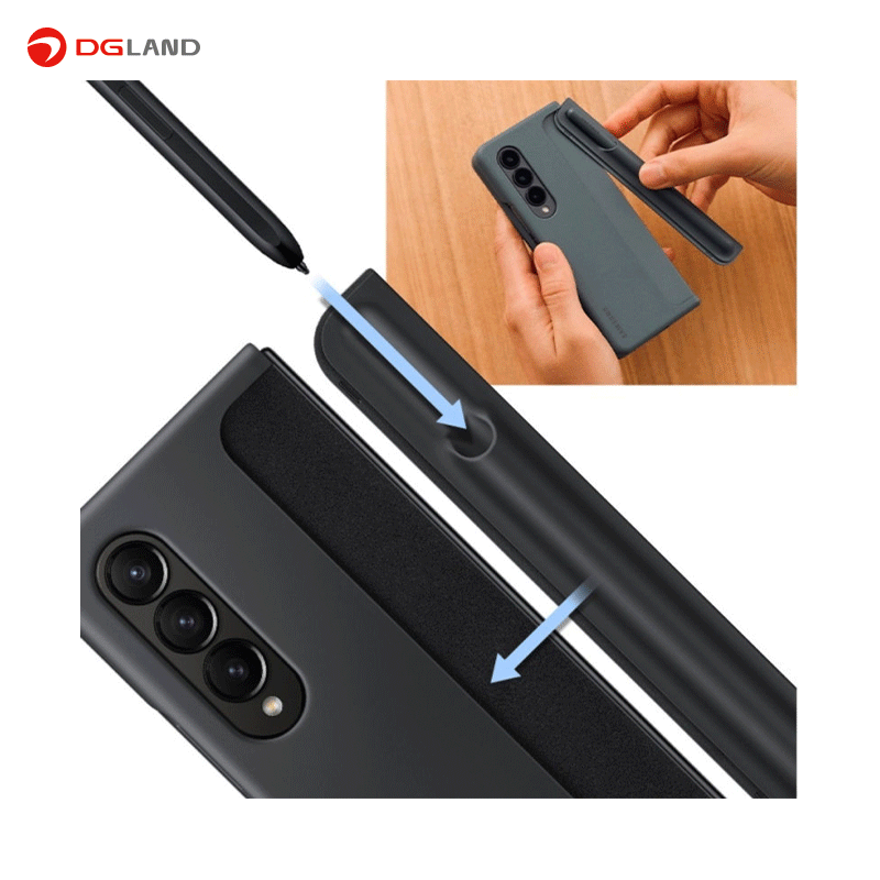 کاور سیلیکونی سامسونگ مدل Standing مناسب برای گوشی موبایل سامسونگ Galaxy Z Fold4 به همراه قلم کاور سیلیکونی سامسونگ مدل Standing مناسب برای گوشی موبایل سامسونگ Galaxy Z Fold4 به همراه قلم