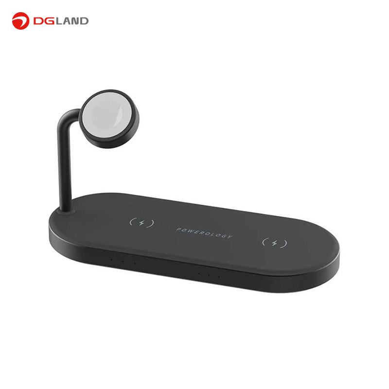 شارژر بی سیم چهار کاره پاورولوژی مدل P41MFCHBK شارژر بی سیم چهار کاره پاورولوژی مدل P41MFCHBK