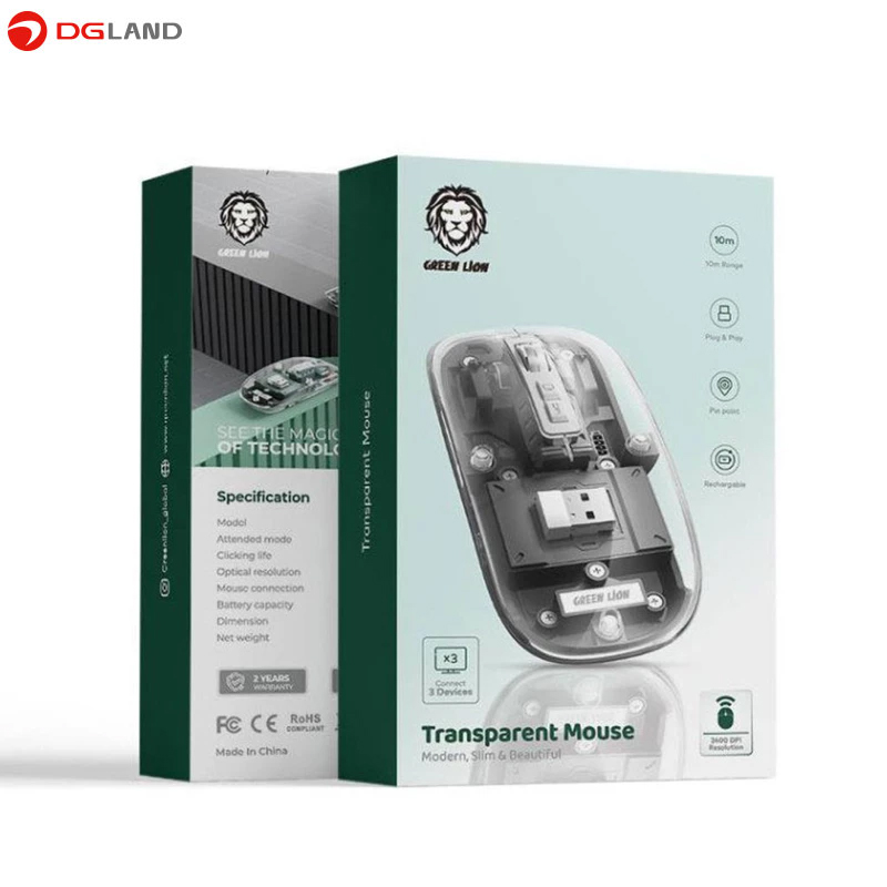 ماوس شفاف گرین Green Transparent Mouse ماوس شفاف گرین Green Transparent Mouse