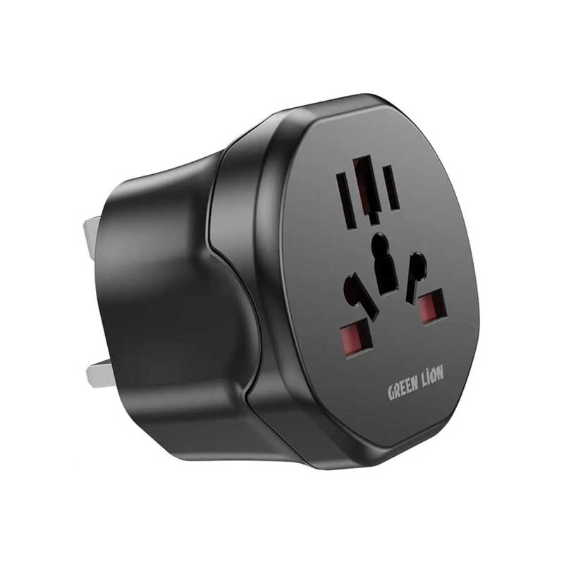 مبدل برق 3 به 3 گرین لاین مدل GNUVEUPLG2 2 Conversion Plug مبدل برق 3 به 3 گرین لاین مدل GNUVEUPLG2 2 Conversion Plug