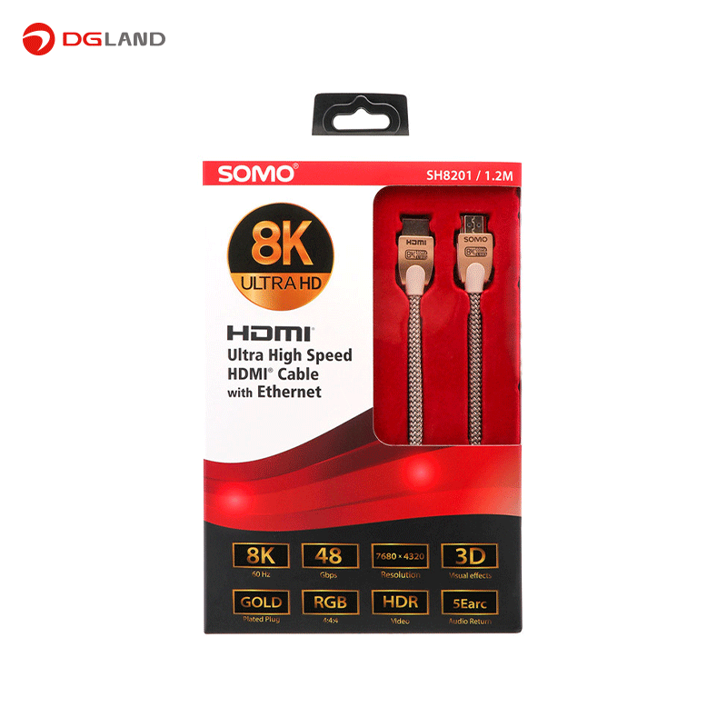 کابل HDMI سومو مدل SH8201 طول 1.2 متر کابل HDMI سومو مدل SH8201 طول 1.2 متر