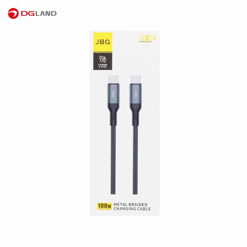 کابل شارژ Type-C به Type-C جی بی کیو مدل CA-1203 کابل شارژ Type-C به Type-C جی بی کیو مدل CA-1203