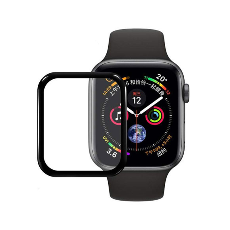 گلس تمام صفحه شیشه ای اپل واچ Apple Watch 40mm گلس تمام صفحه شیشه ای اپل واچ Apple Watch 40mm