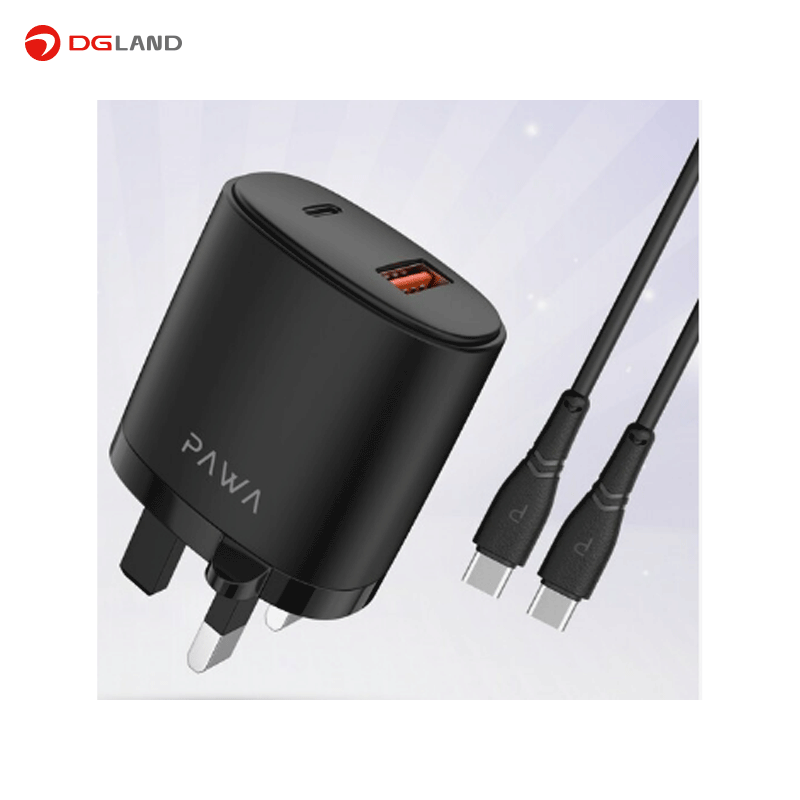 شارژر پاوا مدل PD + QC3.0 به همراه کابل تایپ سی به تایپ سی شارژر پاوا مدل PD + QC3.0 به همراه کابل تایپ سی به تایپ سی