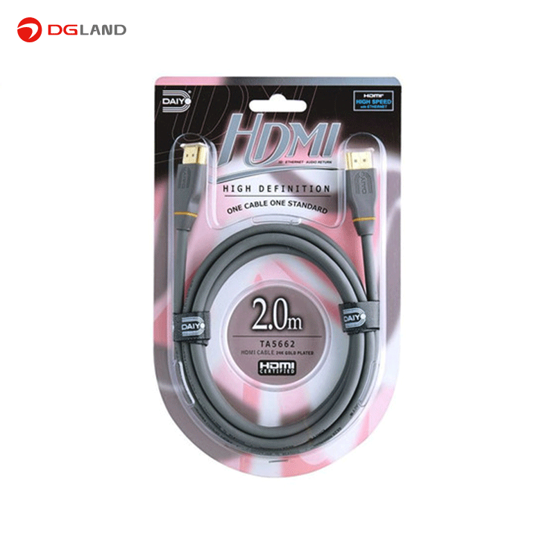 کابل HDMI دایو مدل TA5662 طول 2 متر کابل HDMI دایو مدل TA5662 طول 2 متر