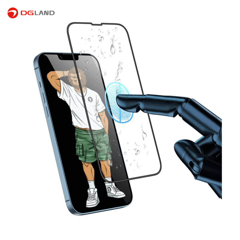 محافظ صفحه نمایش آیفون 13 و 13pro گرین مدل 3D Silicone HD محافظ صفحه نمایش آیفون 13 و 13pro گرین مدل 3D Silicone HD