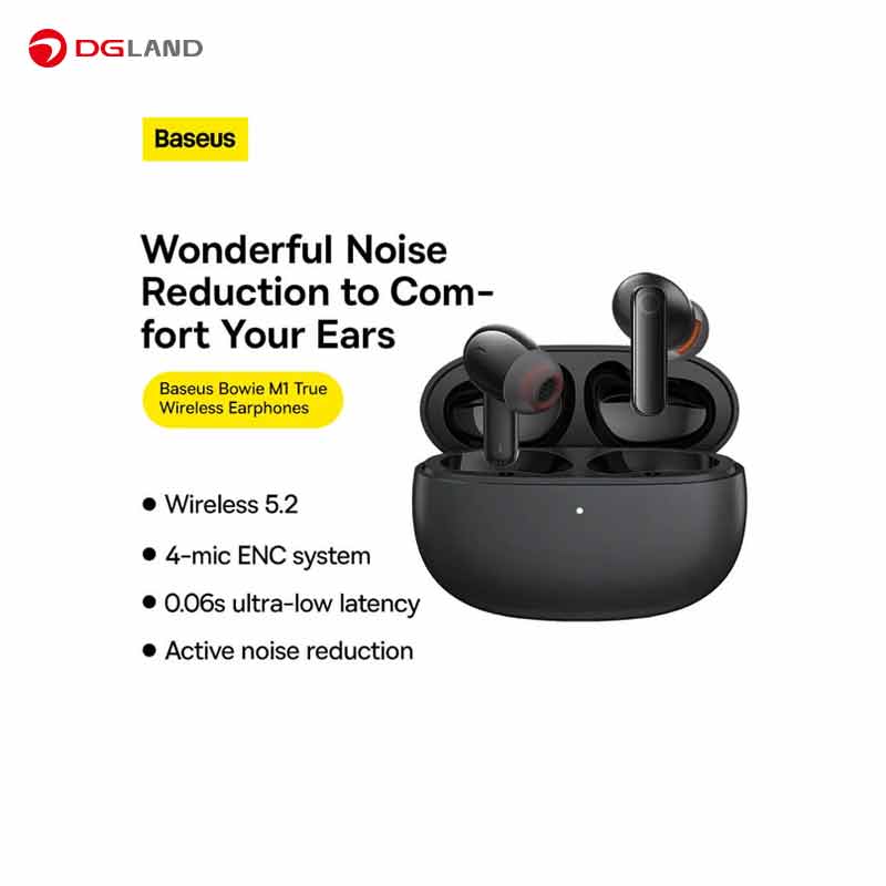 هندزفری بلوتوثی باسئوس مدل Bowie MZ10 هندزفری بلوتوثی باسئوس مدل Bowie MZ10